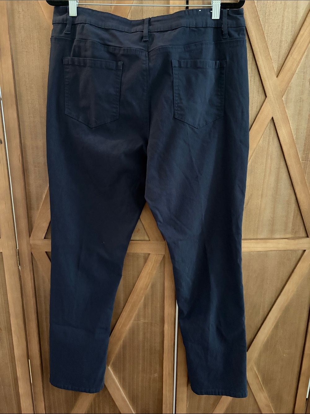 PARASUCO Navy Straight-Leg Chinos SIZE 16